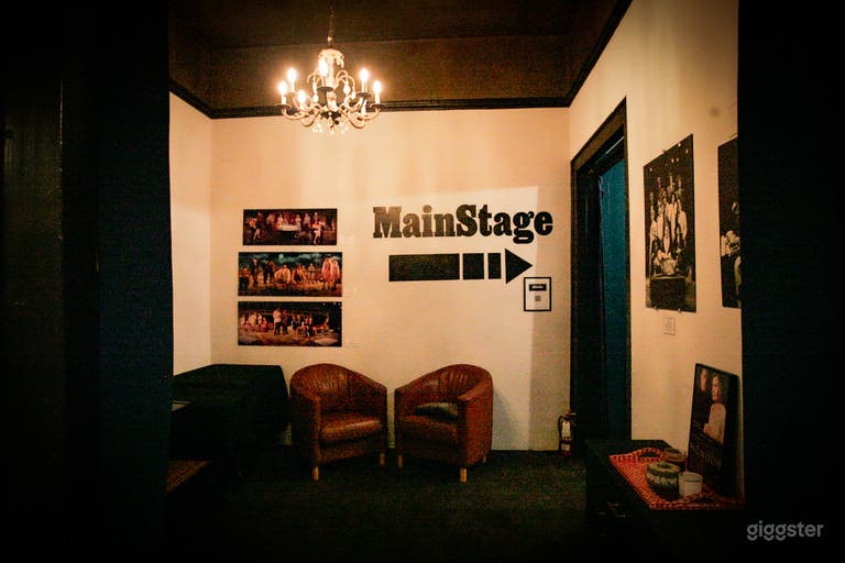  99- SEAT THEATRE W/ STAGE, KITCHEN & UPSTAIRS SPACE 