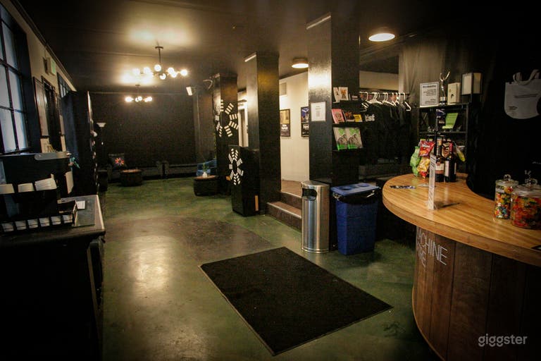  99- SEAT THEATRE W/ STAGE, KITCHEN & UPSTAIRS SPACE 
