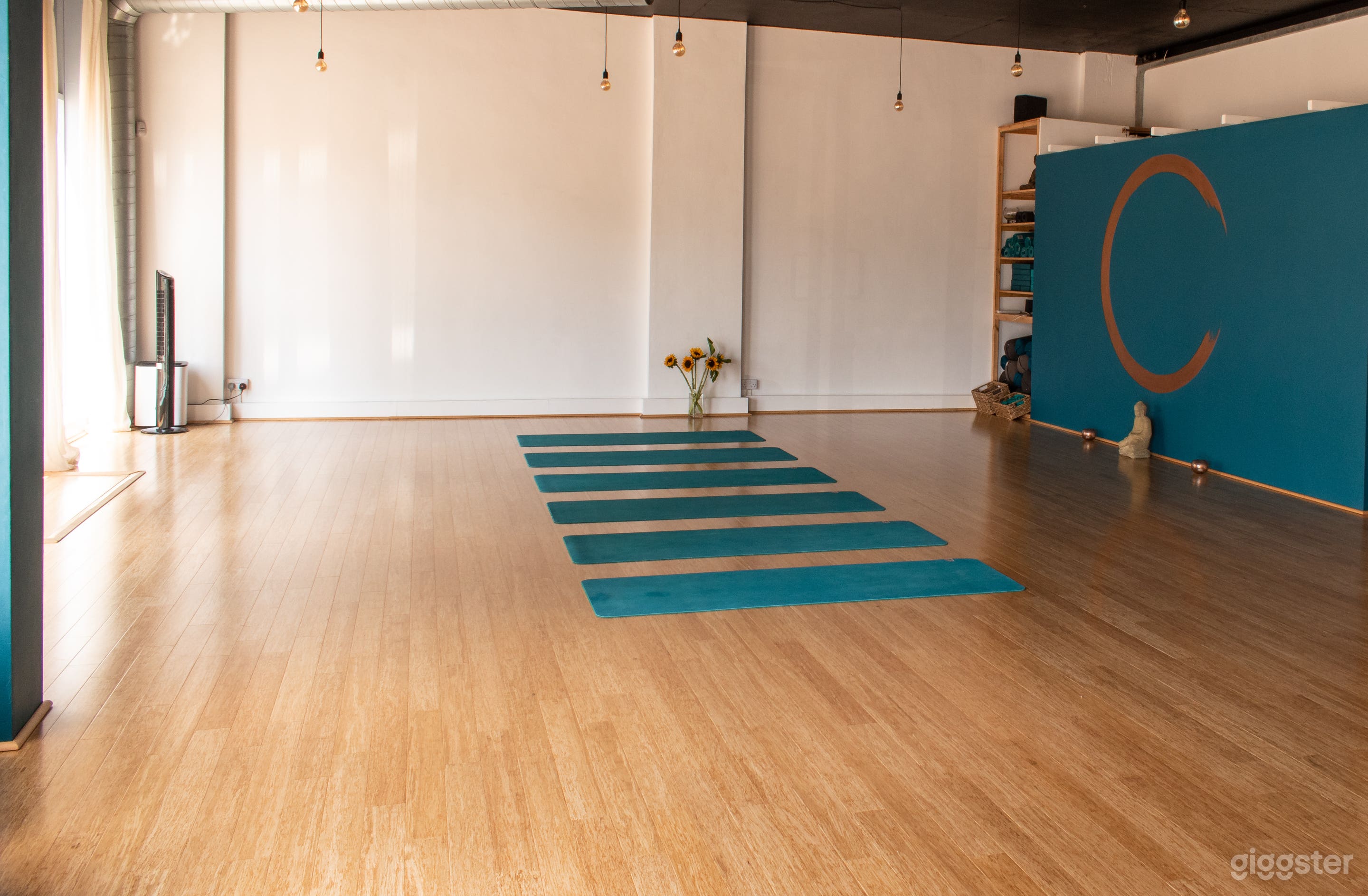 Spacious light studio