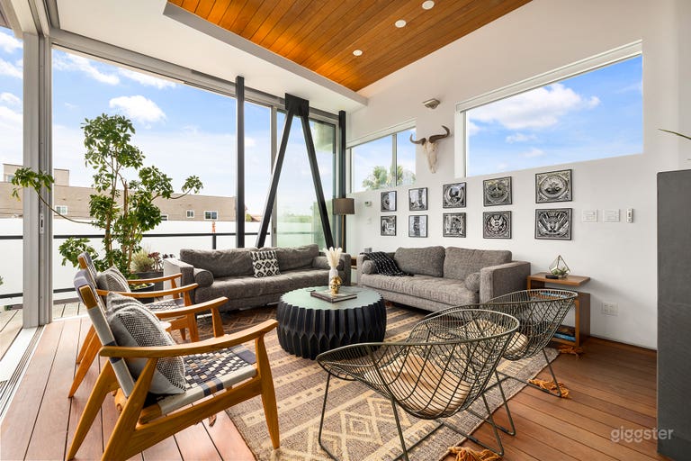  Casa moderna en Venice con vista a la azotea a pasos de la playa 