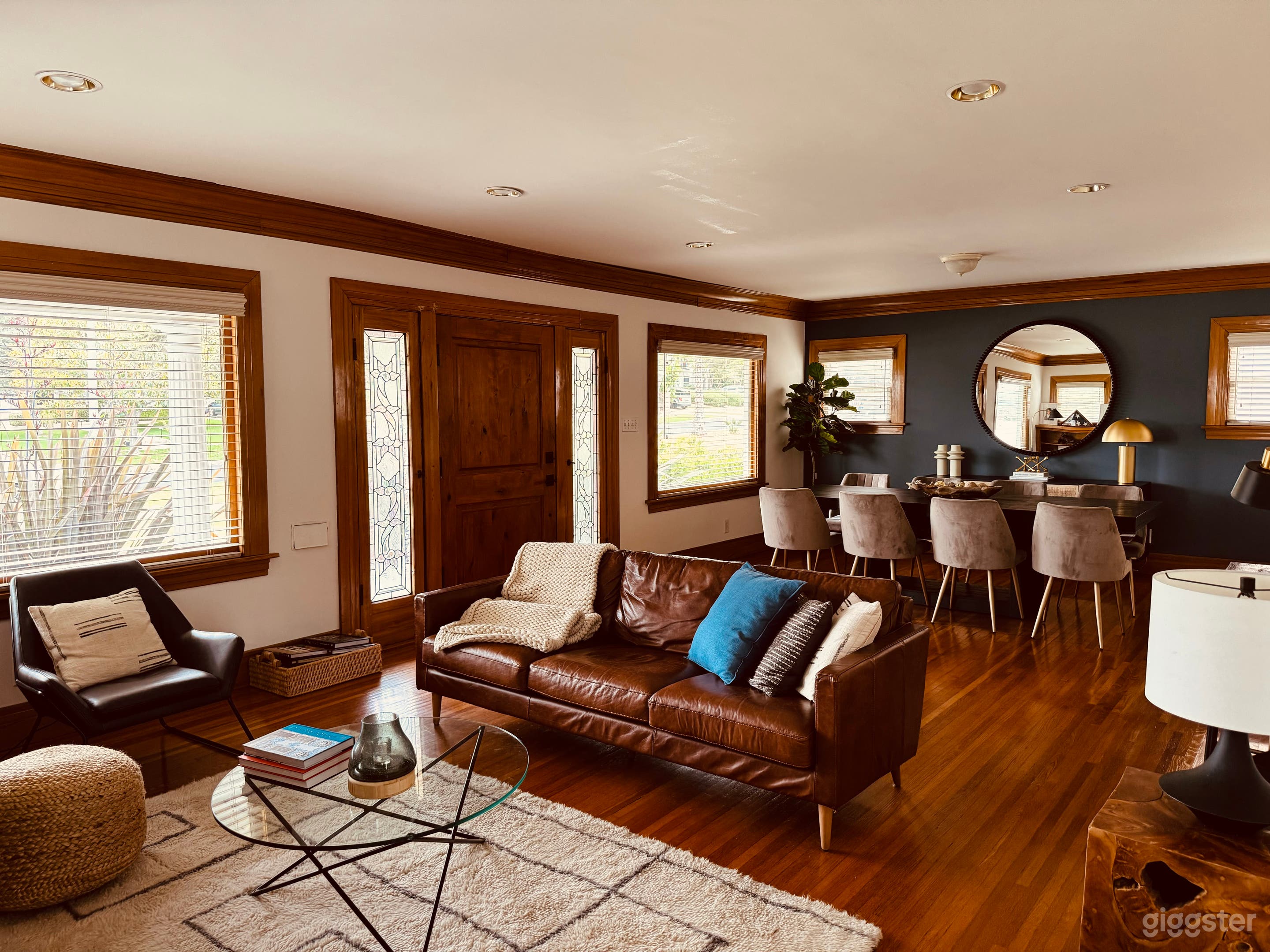 Classic Two-Story Home with Warm Wood Interiors Photo 2