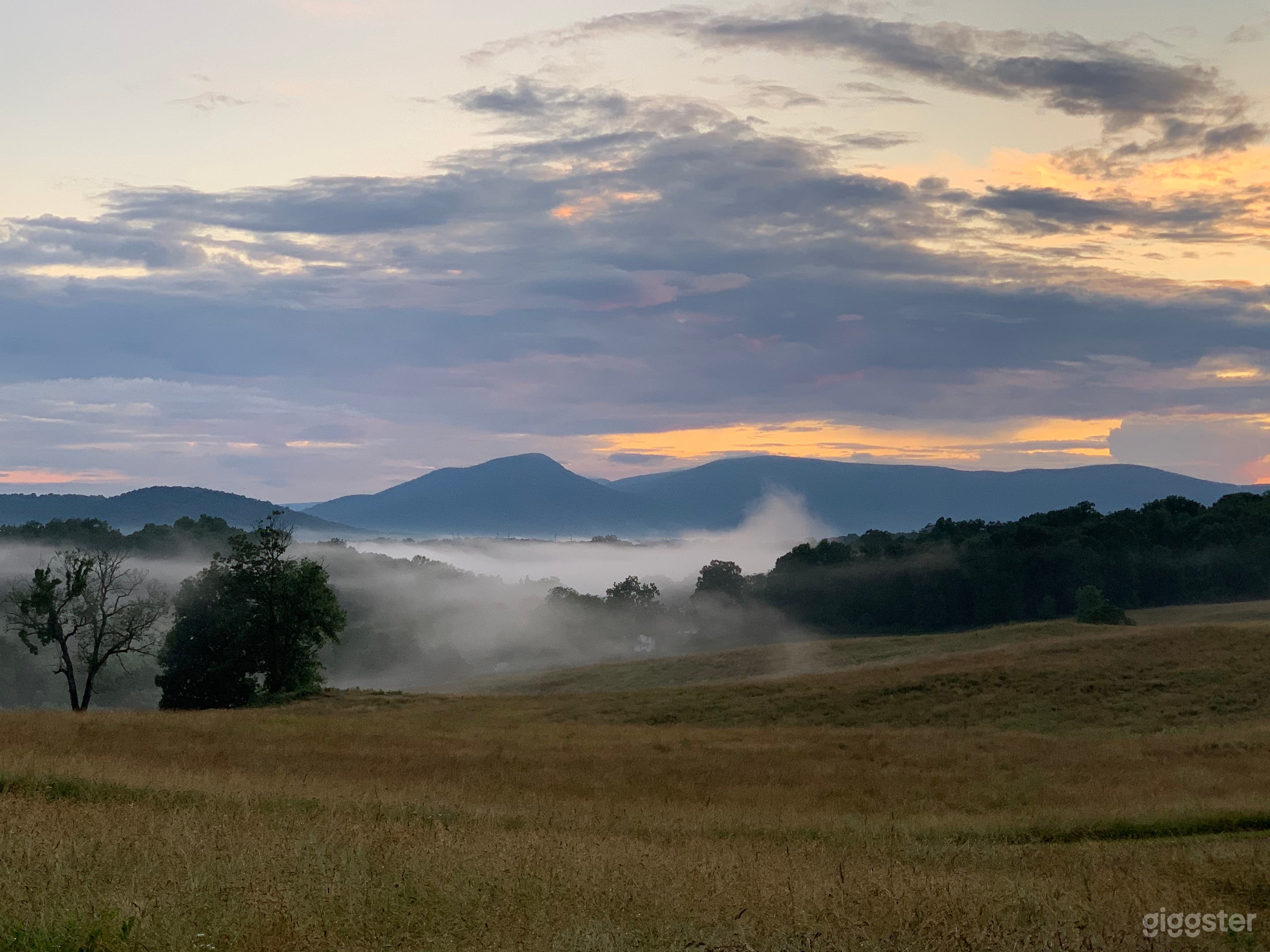 Unobstructed views of the Shenandoah Mountains 