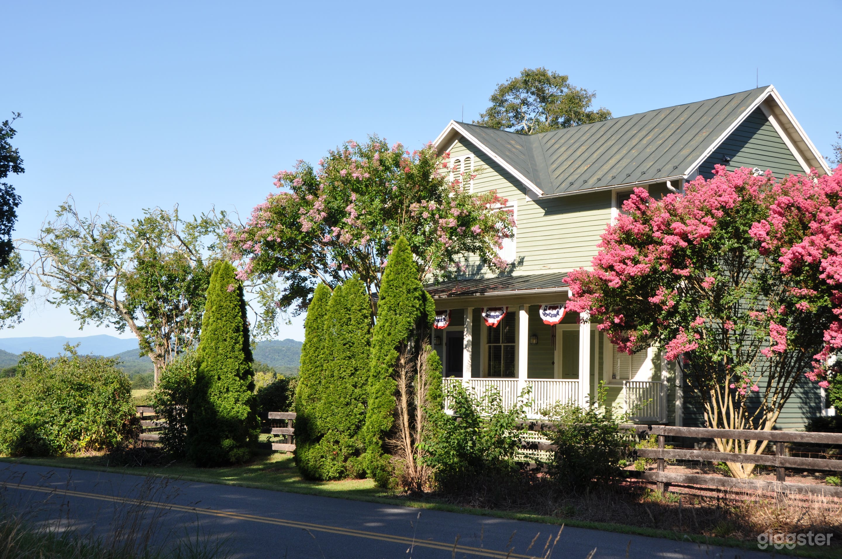 Front of house with porch