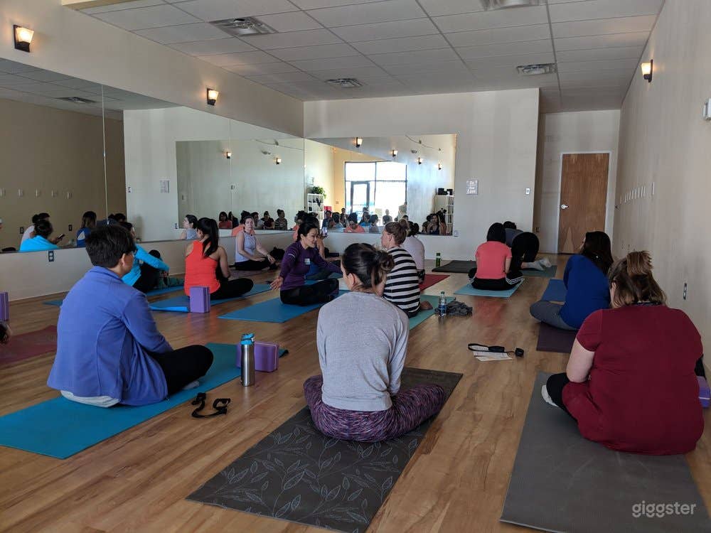 Serene, Bright, and Open, Flooded with Natural Sunlight Yoga Studio in WestSide Albuquerque Photo 2