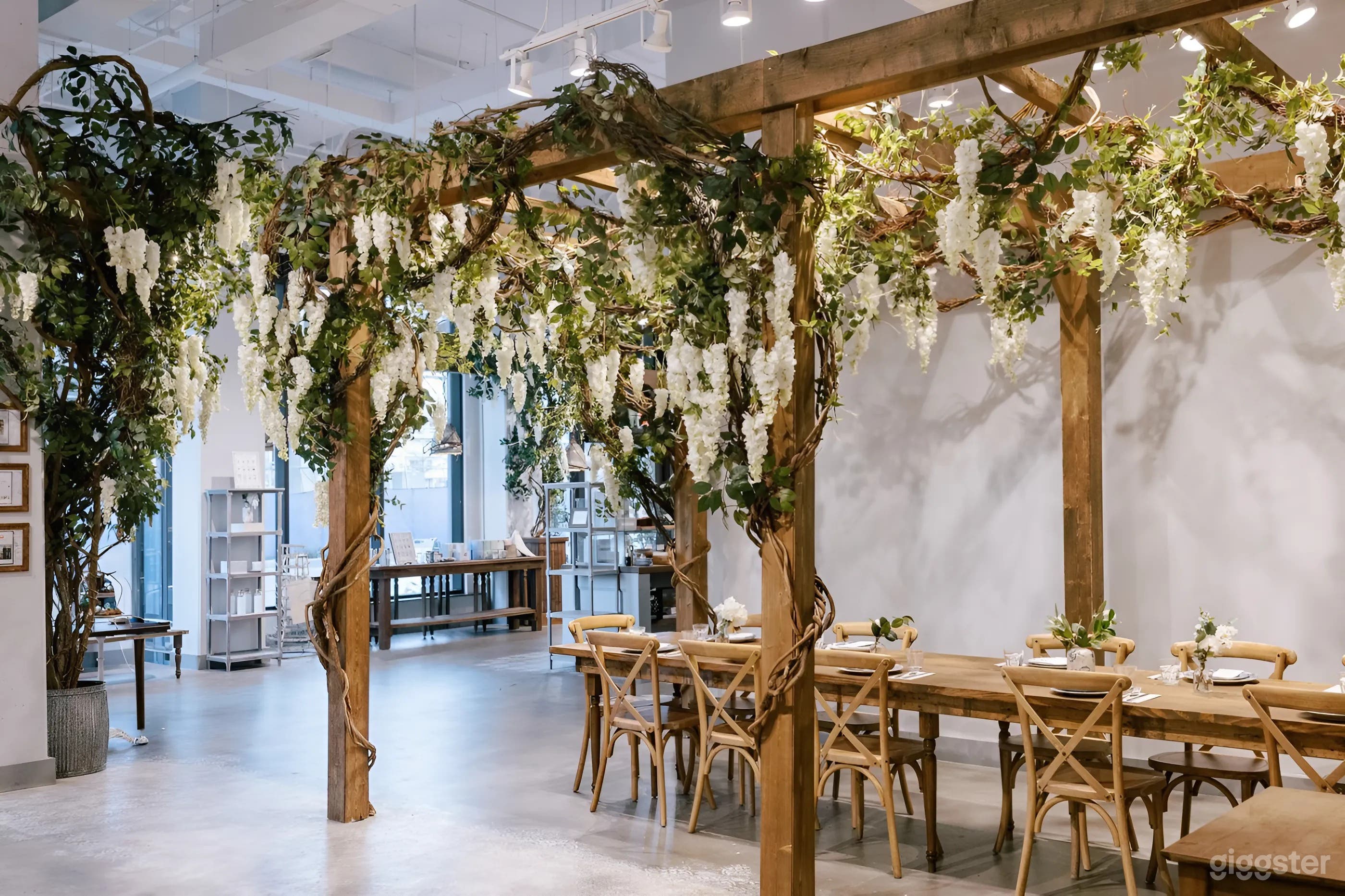 Cozy French-Inspired Café with Rustic Charm &amp; Floral Accents (NAVY YARD) Photo 1