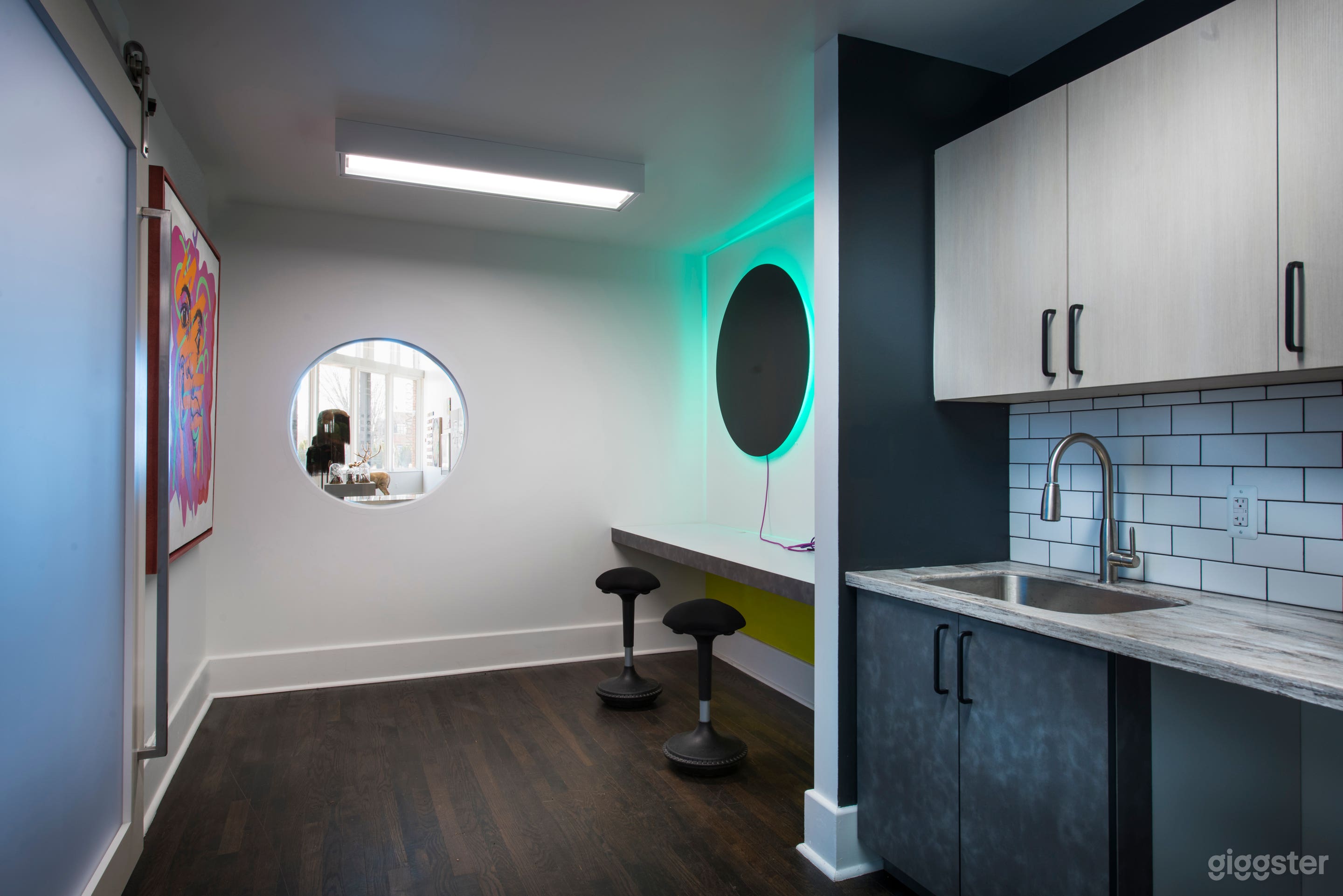 Back office kitchen and office. Image credit, Eric Perry.