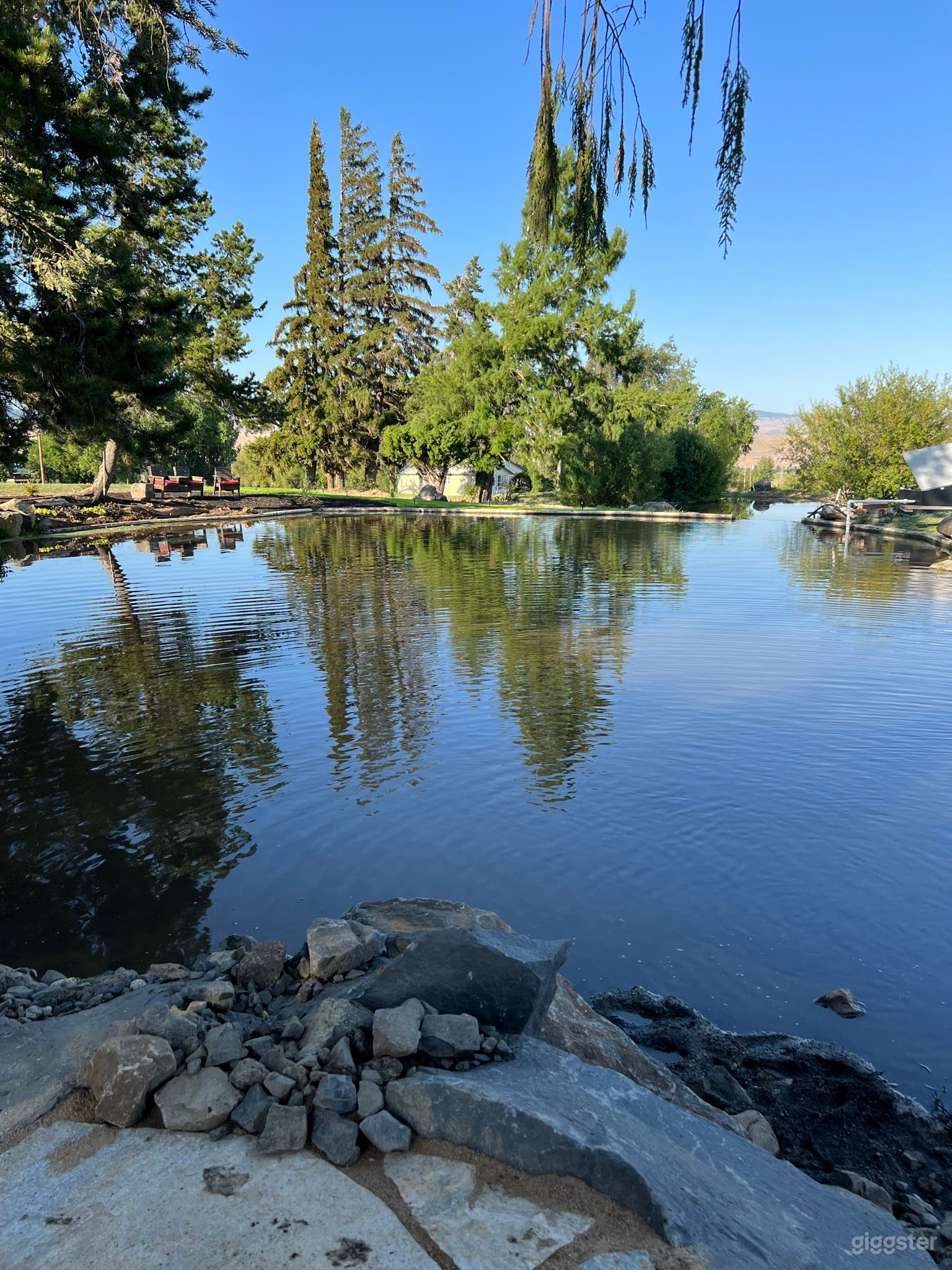 Main pond is beautiful 