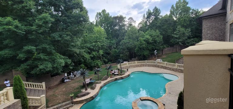  Elegant Estate Pool with Wooded Views & Spa 