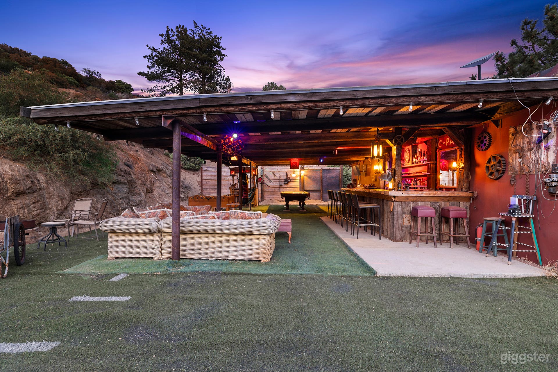 Western-Style Saloon on Ranch in High Desert Photo 2