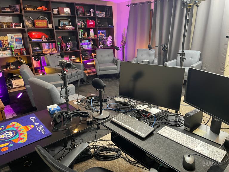  Estudio de Podcast con Ambiente Vintage 