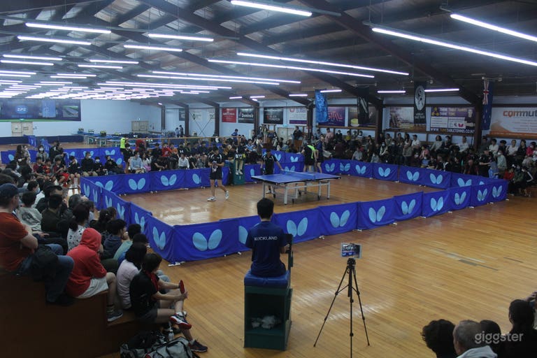  Auckland Table Tennis Stadium playing area 