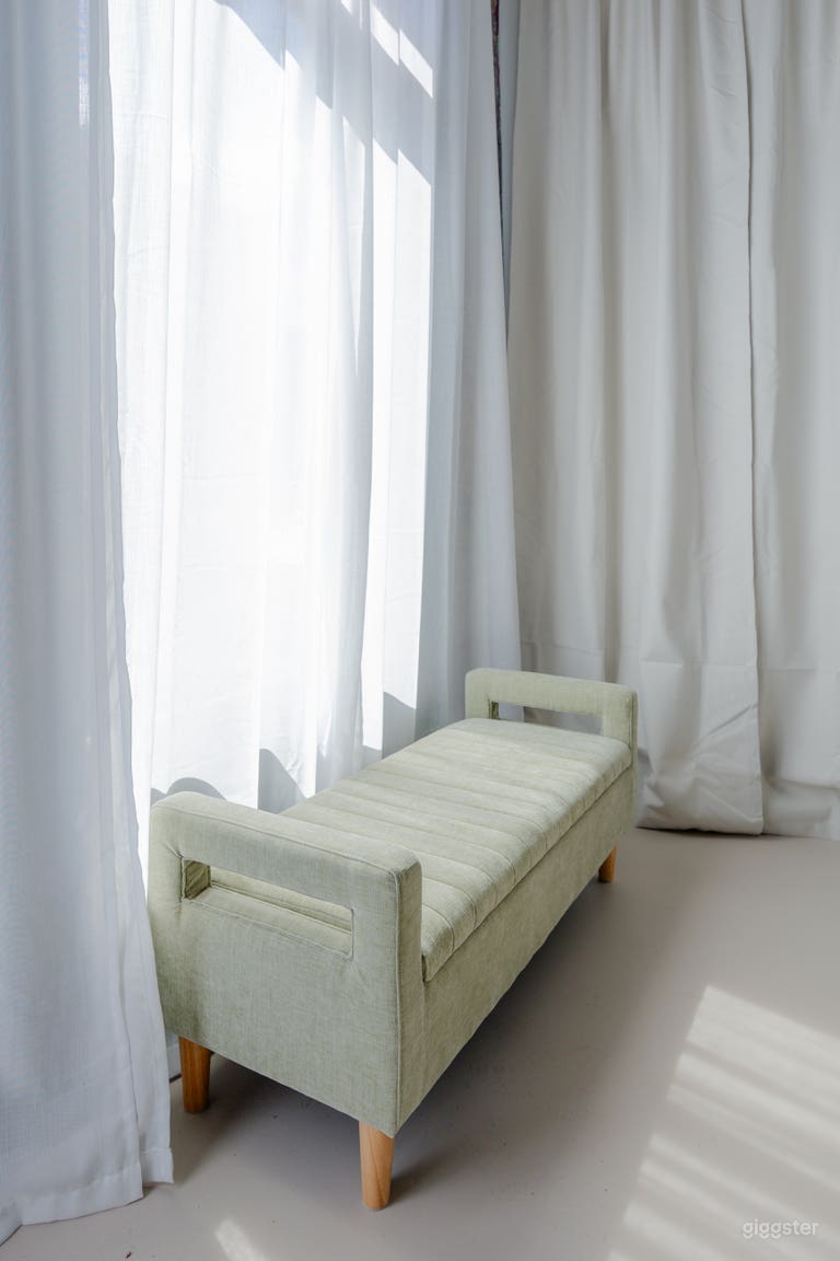  Natural Light Photo Studio with Exposed Brick 