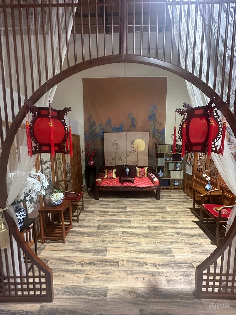  Traditional Chinese Interior Photo & Film Studio Set 