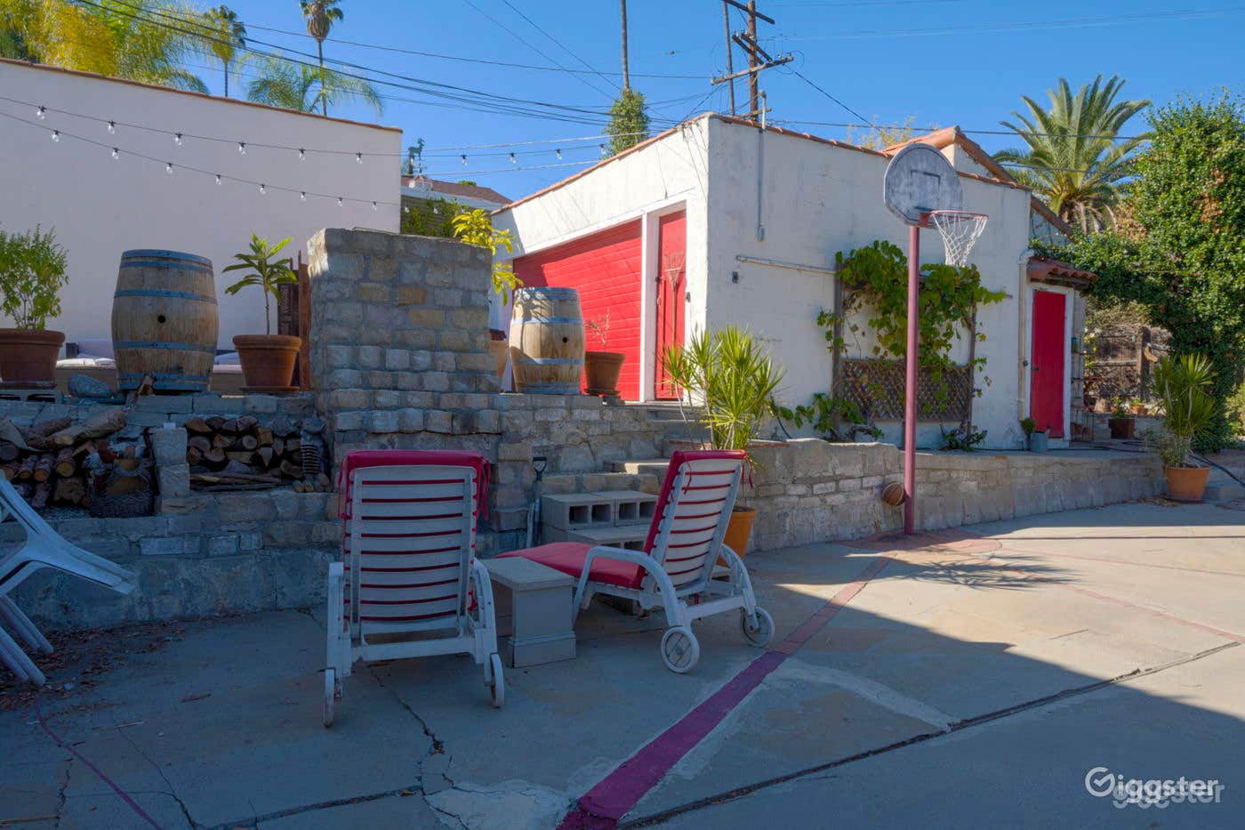 CHARMING 1932 SPANISH HOME | BASKETBALL COURT Photo 2