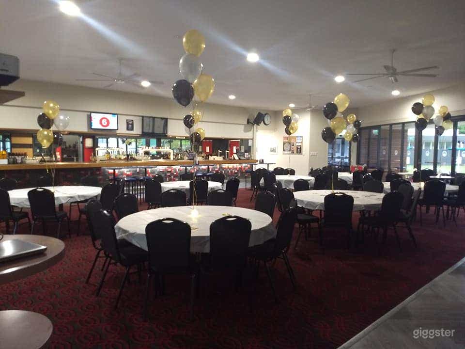 Main auditorium perfect for larger functions.