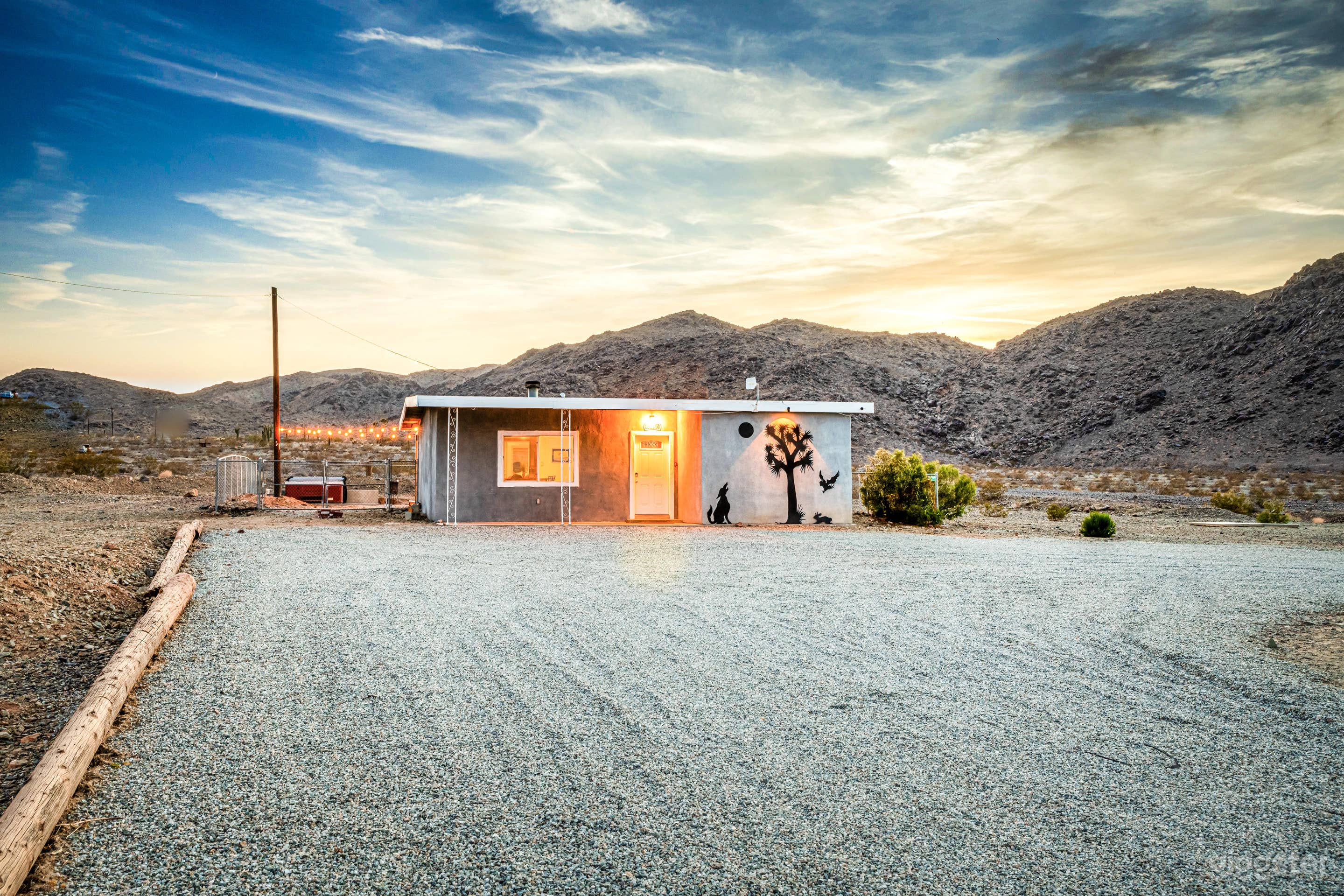 Front of the homestead 