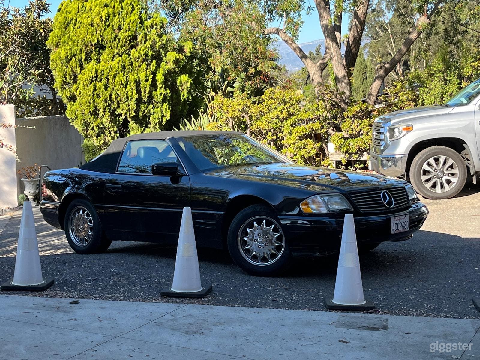 1998 Black Mercedes Benz SL500 German Convertible Photo 2