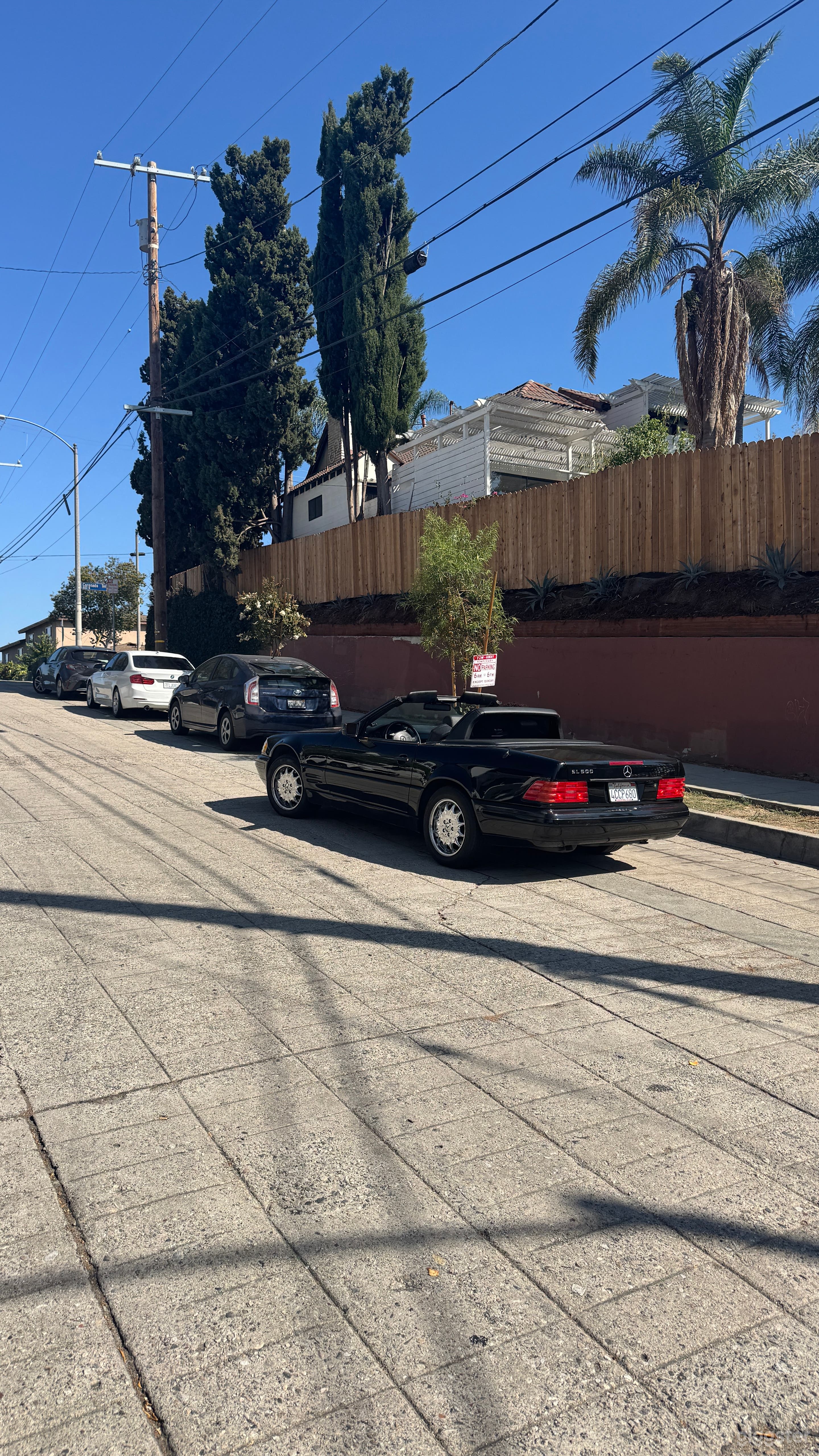 1998 Black Mercedes Benz SL500 German Convertible Photo 3