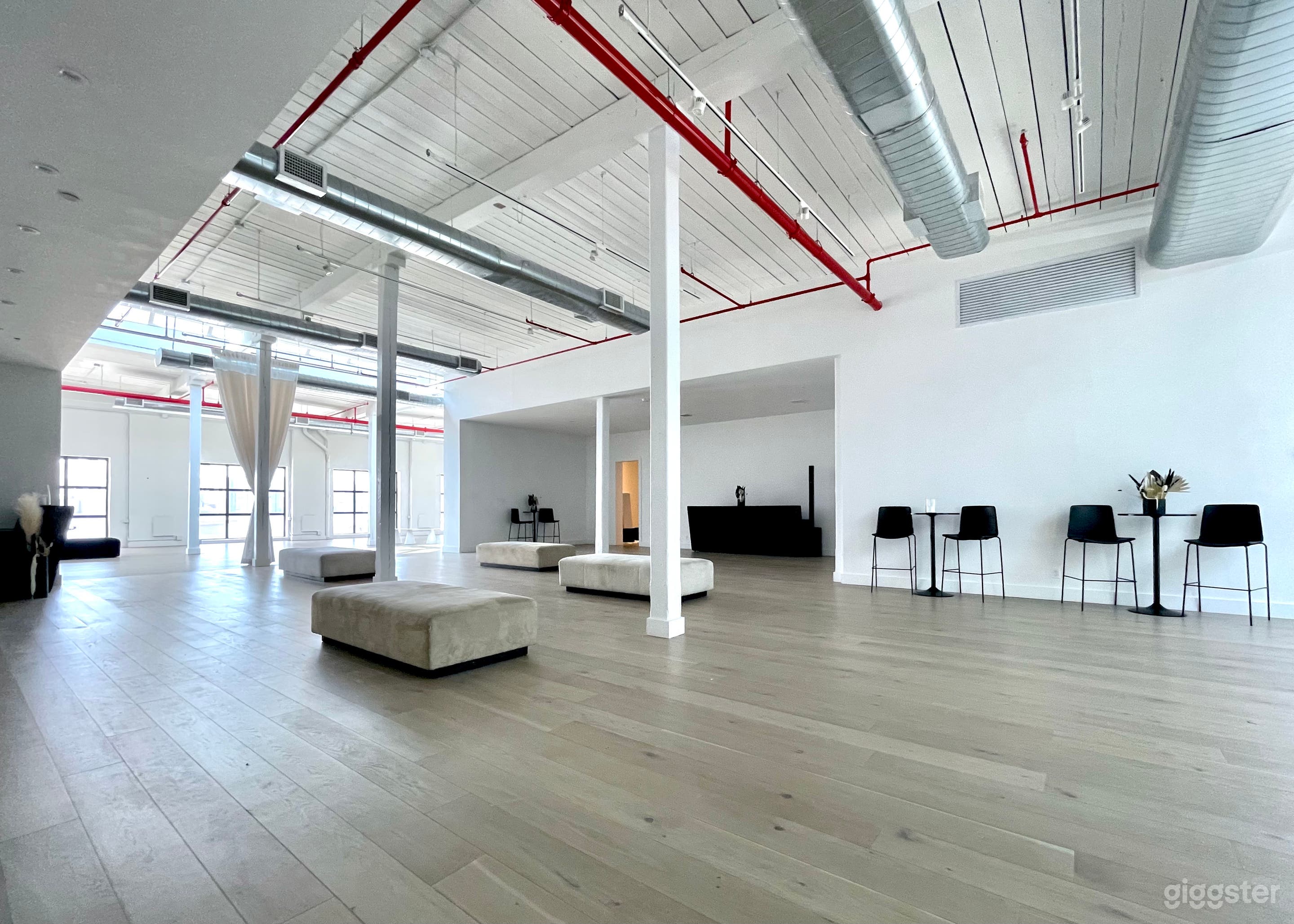 Center Studio, located in the middle of the floor plan