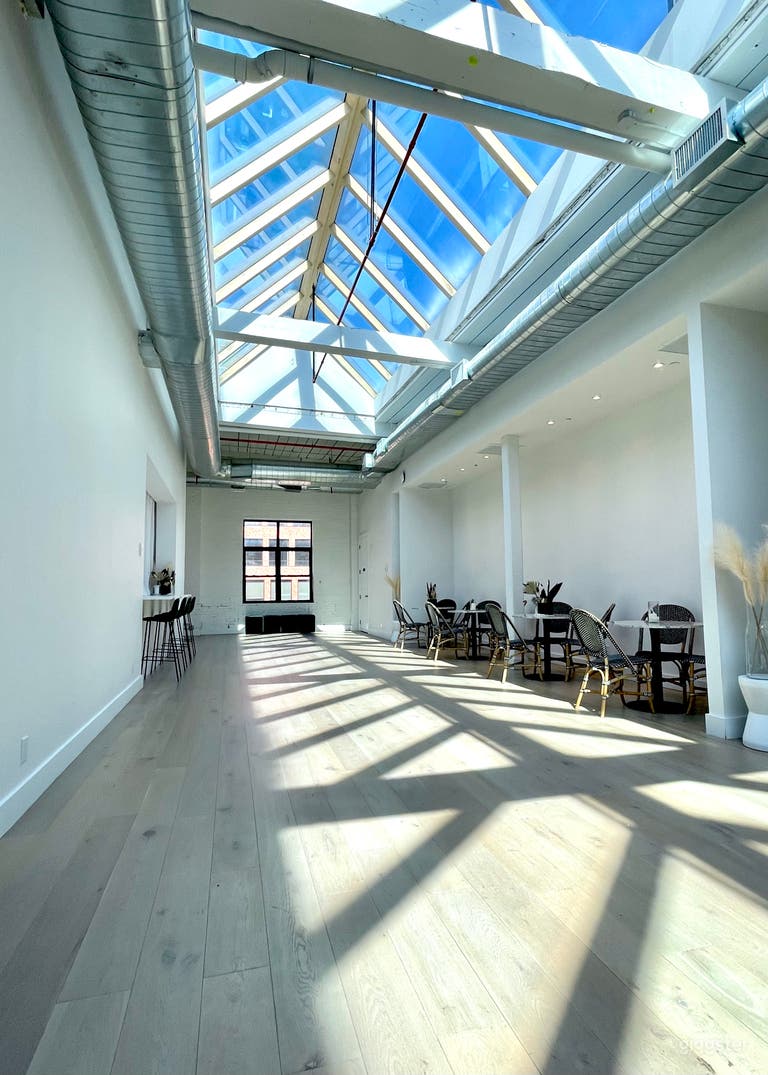  First skylight corridor 