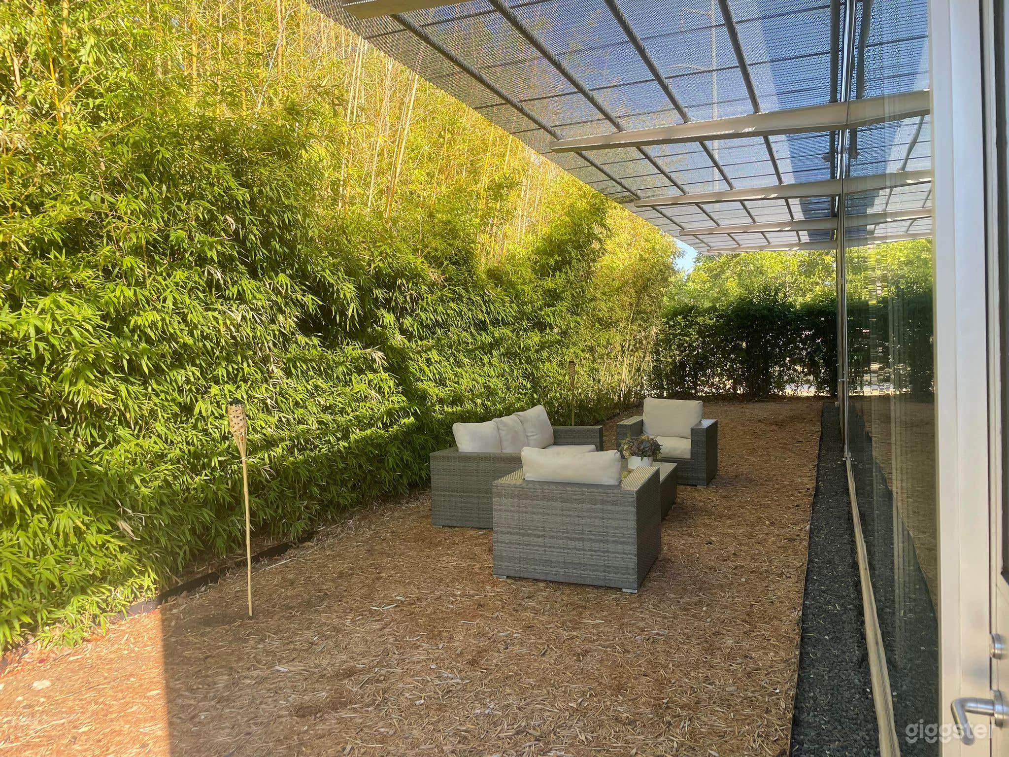 Outdoor patio (furniture can be removed).