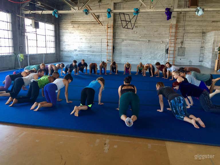  Spacious Industrial Dance Studio in San Francisco 