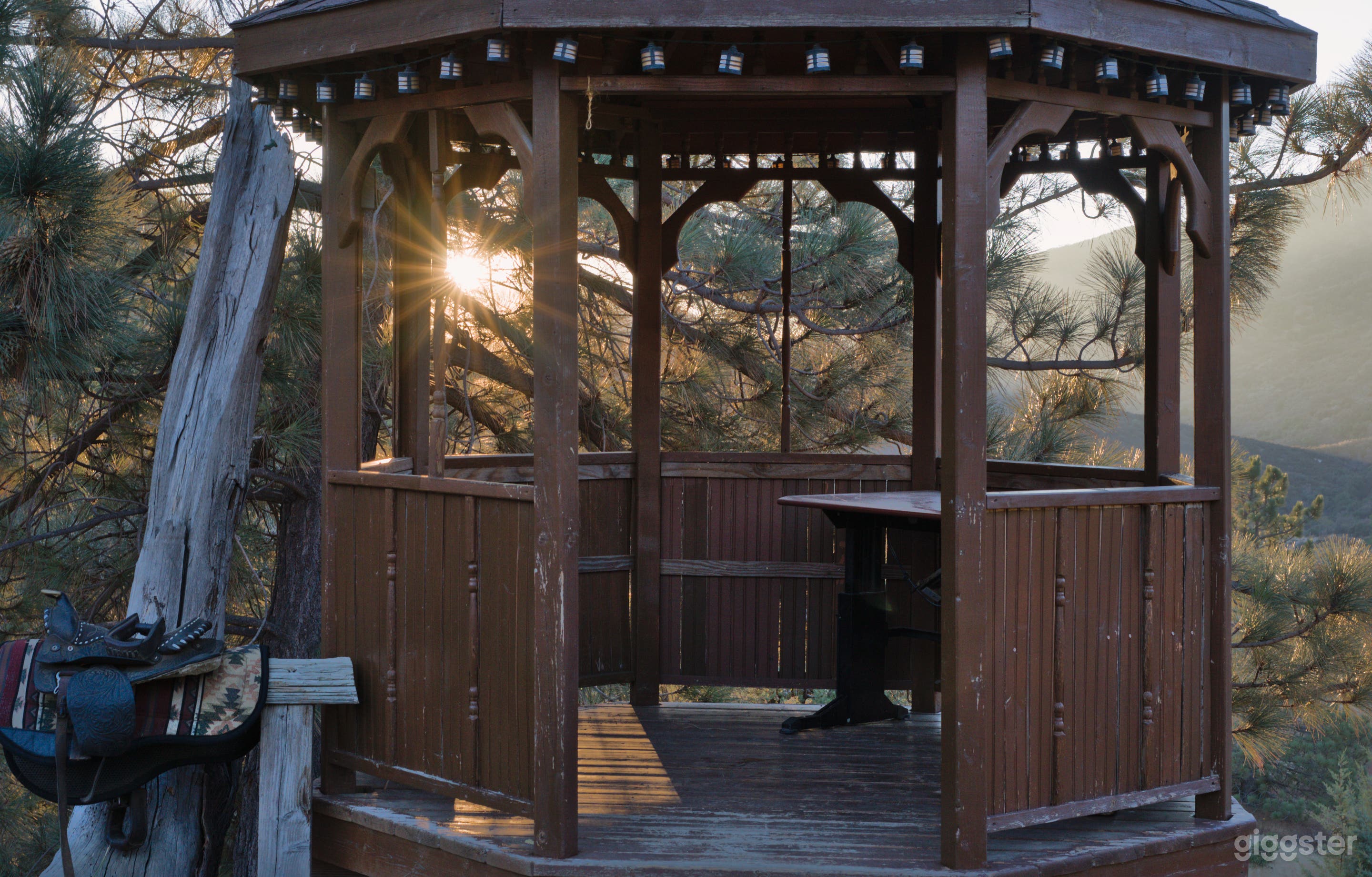Cliffside Garden & Gazebo Overlooking Desert Valley Photo 2
