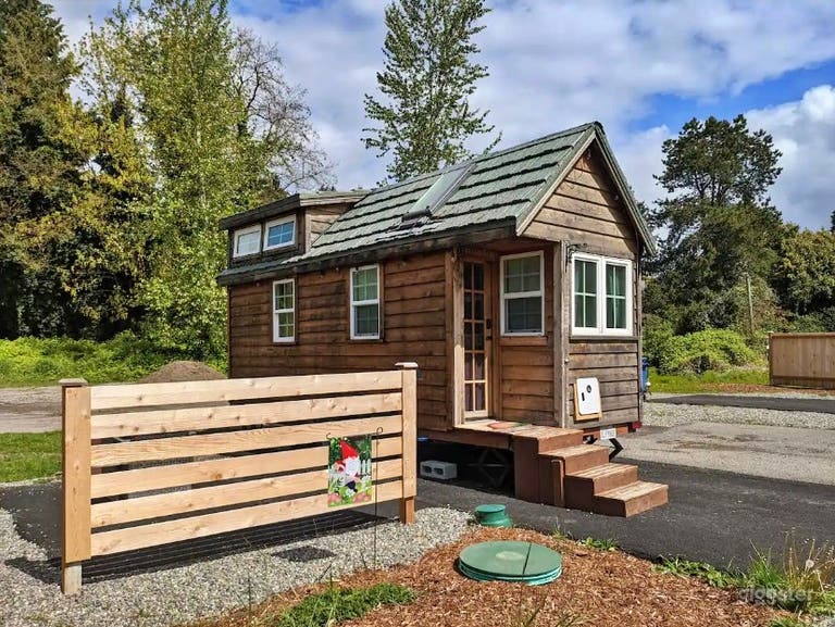  Dark Wood Tiny House  