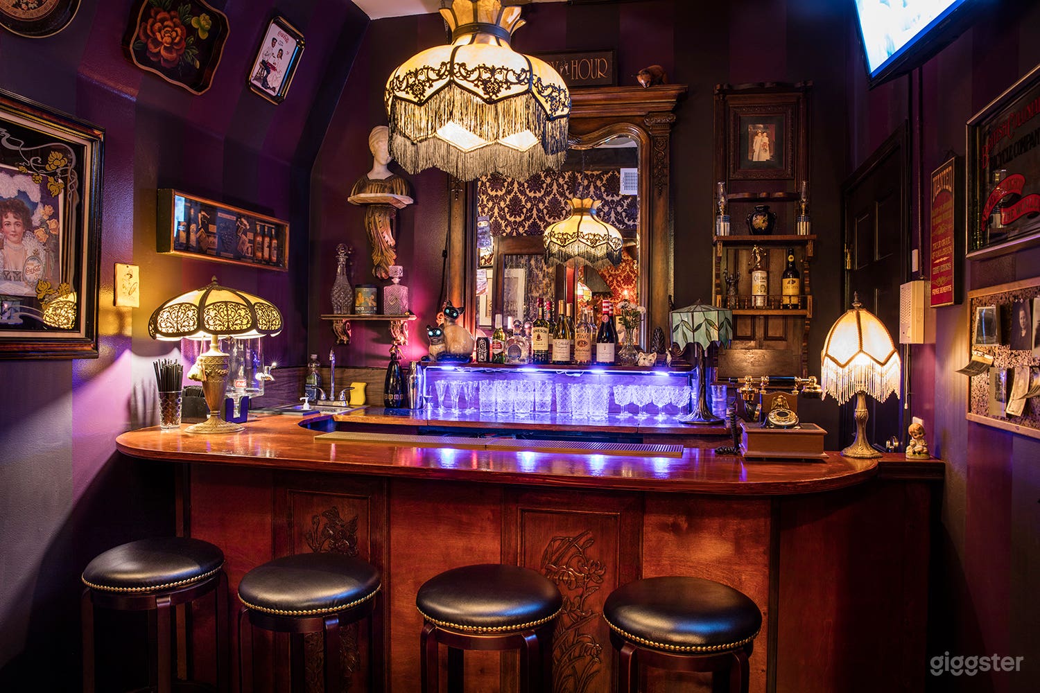 The bar.