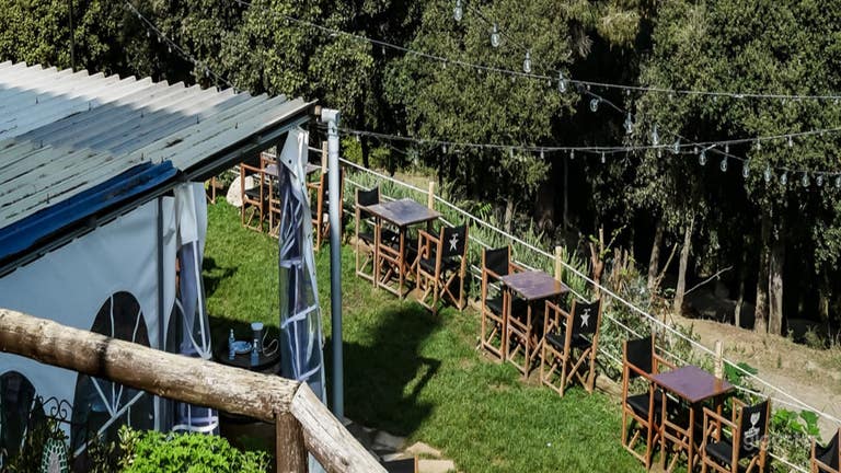  Terraza natural con vistas a todo el Vallés. 