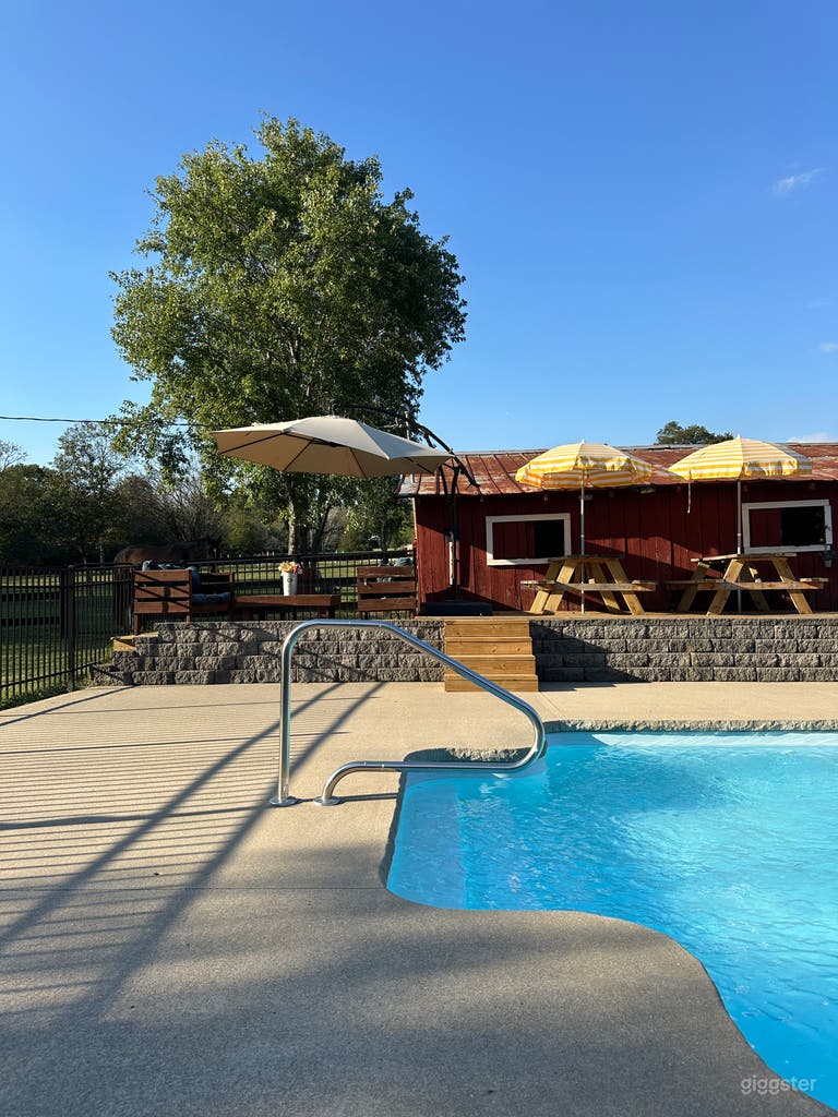  La mejor finca de caballos de Nashville, piscina y granero para fiestas 