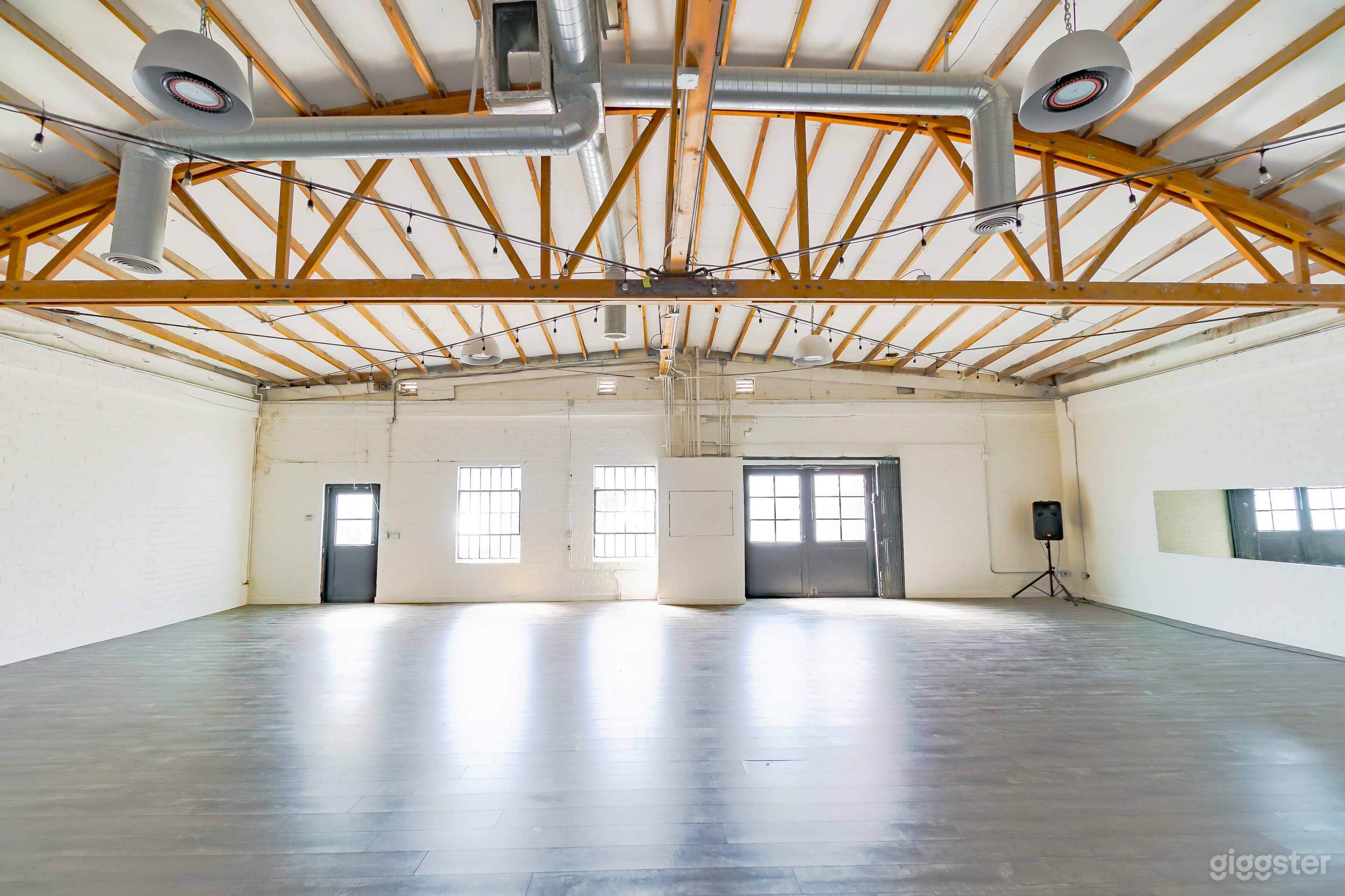 Main Studio - West Facing, natural light.