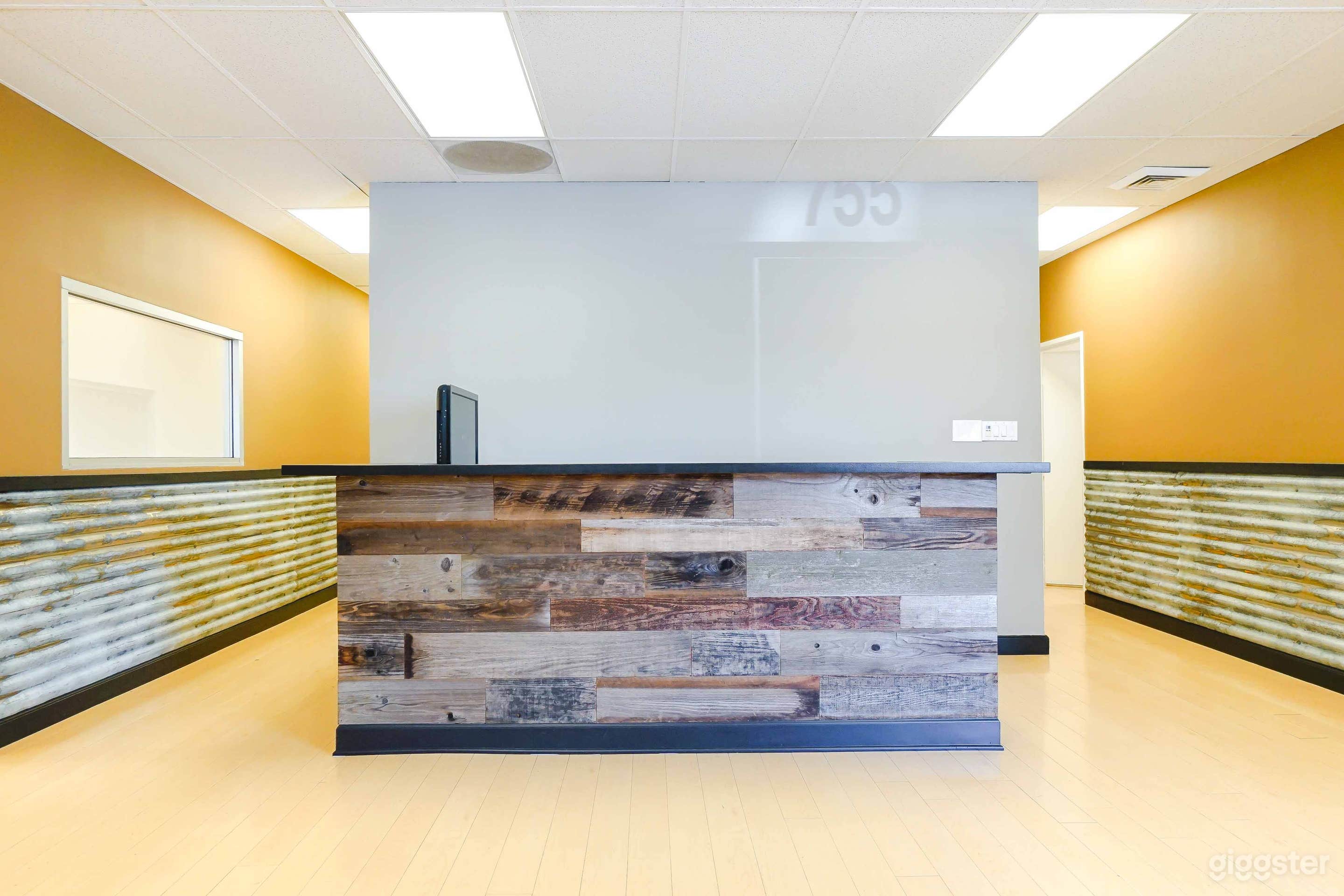 Lobby. Front Desk can be used for check-in