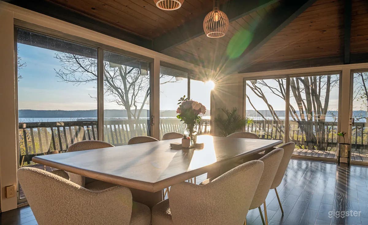 Stunning Panoramic Hudson River View Event Space Photo 2