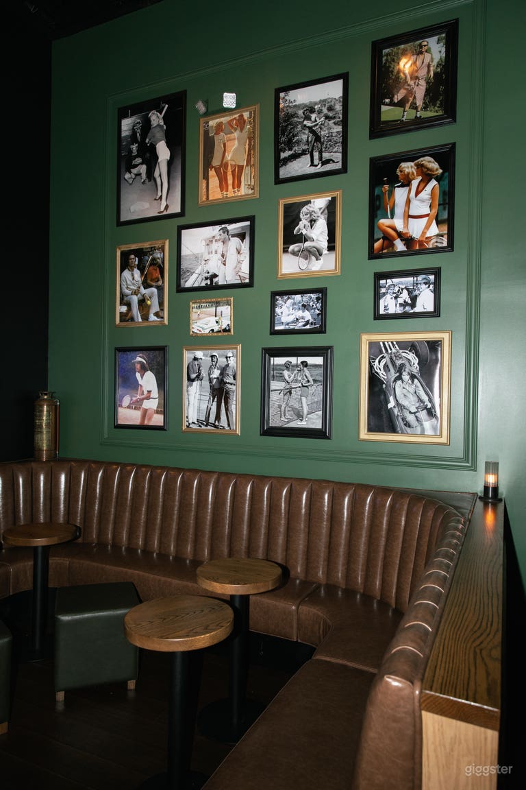  extra large leather booth  