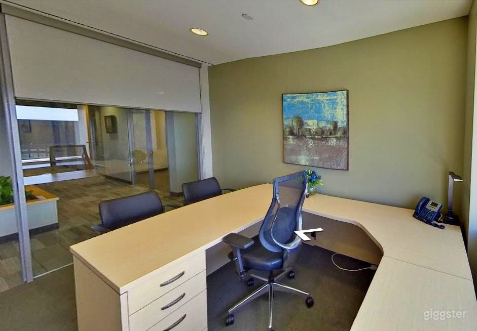 Window Office with Skyscraper view Photo 3