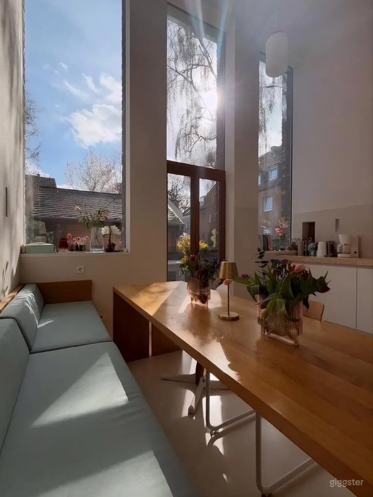  Modernes Haus in Köln-Niehl für Produktionen & Fotoshootings 