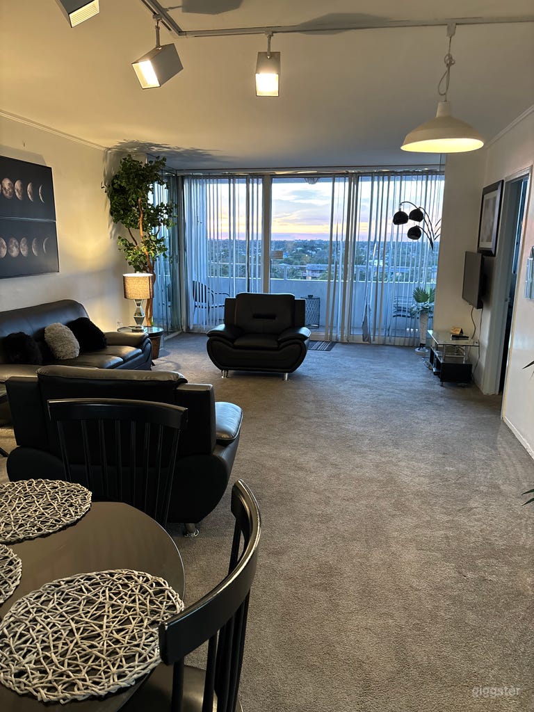  Minimalistisches Glam Schwarz & Grau 1 B/B Wohnung im Ocean Manor 
