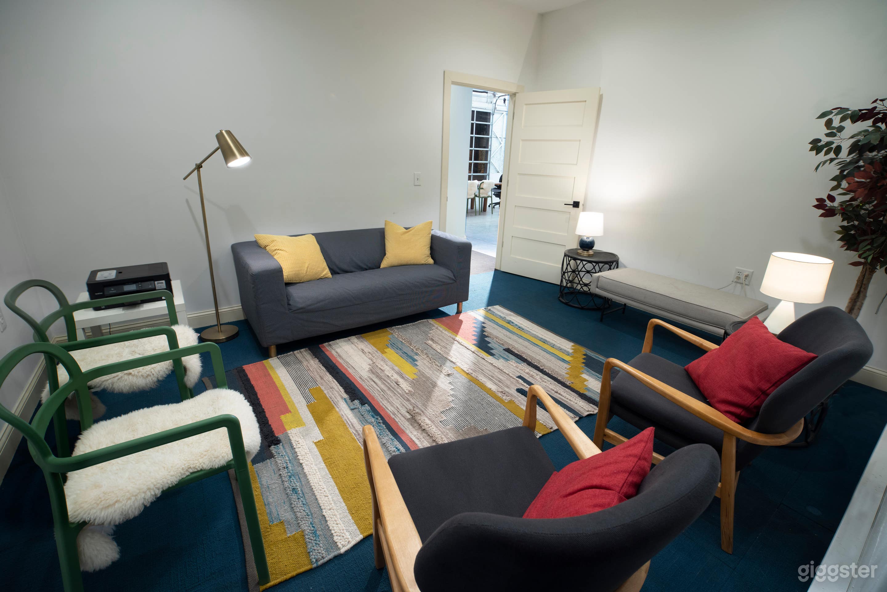 client room, hang out area or wardrobe room