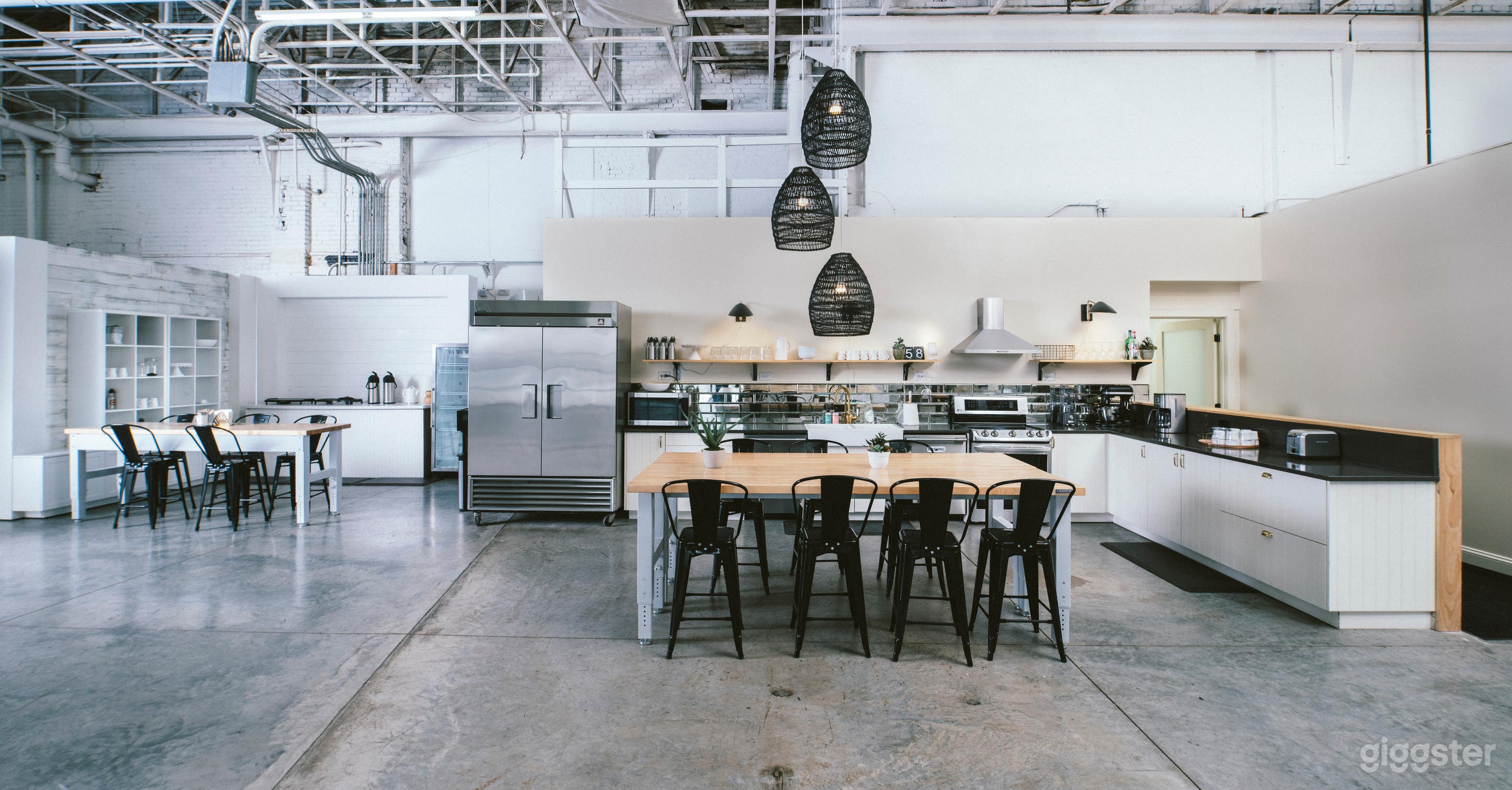 Another view of the open kitchen
