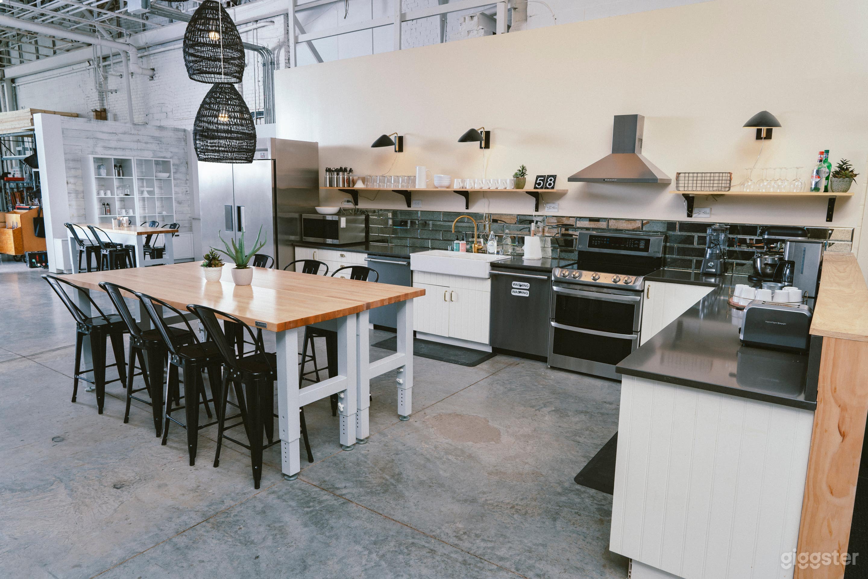 Annex's open kitchen