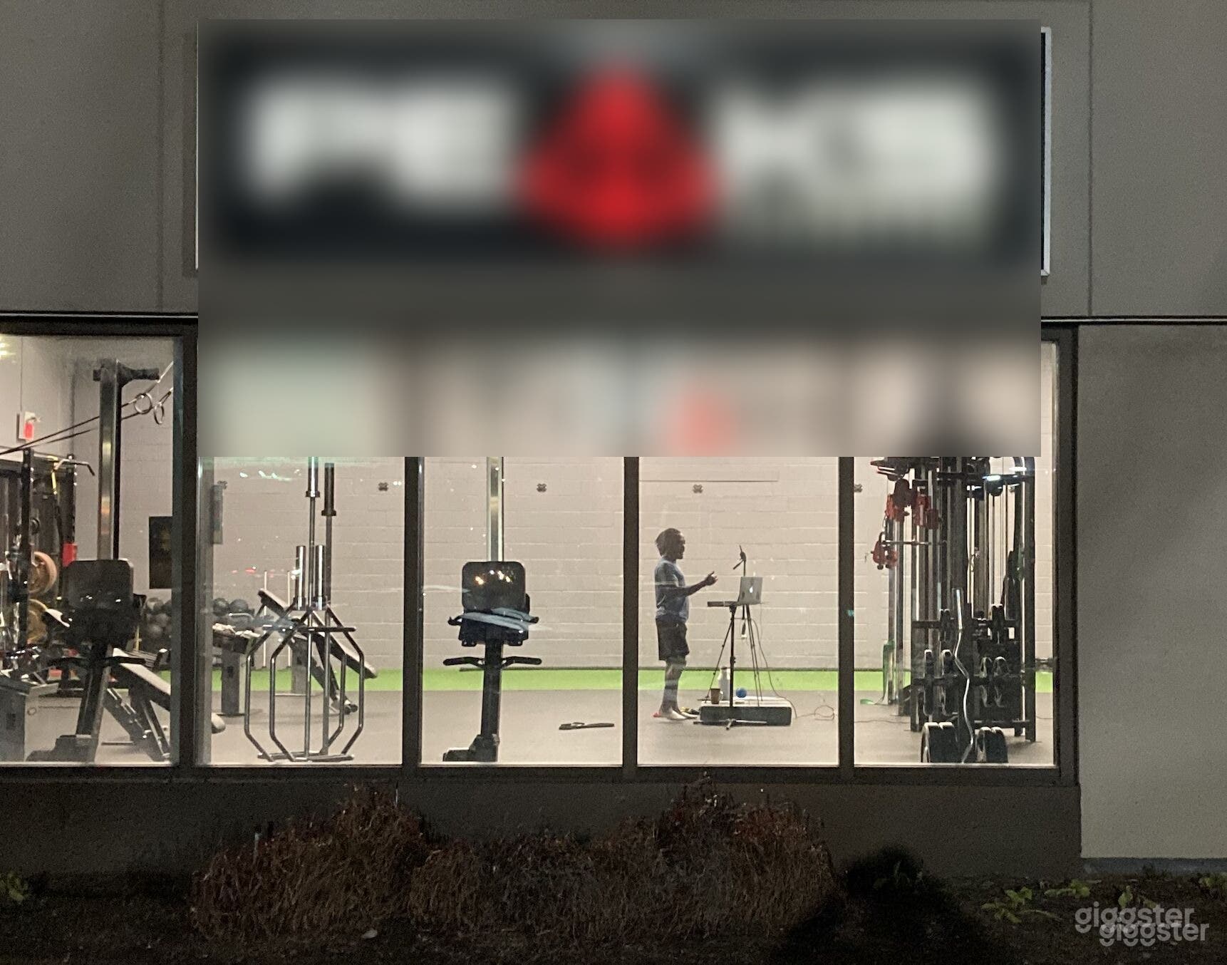 Open concept fitness facility Photo 3