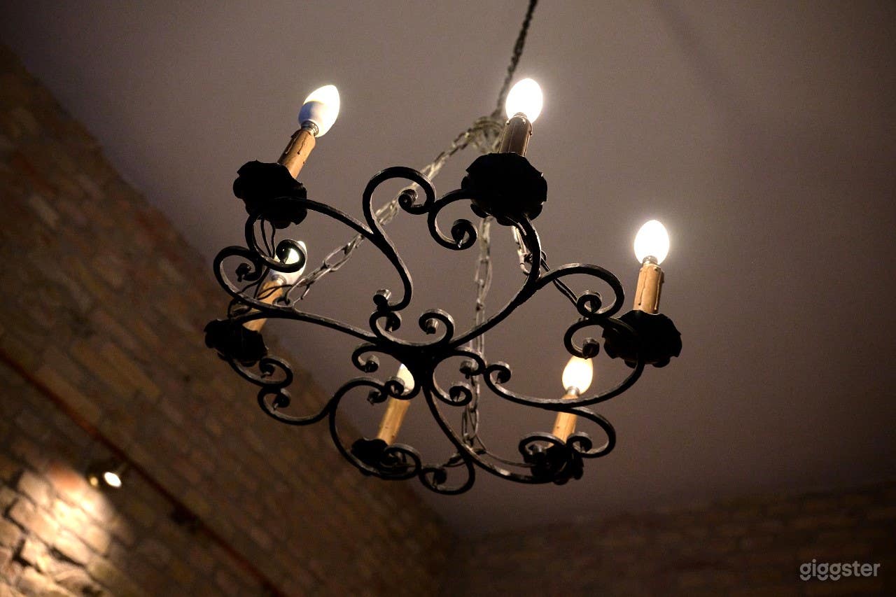 High-Ceiling Brick Gallery | Boutique Bohemian Interior Photo 3