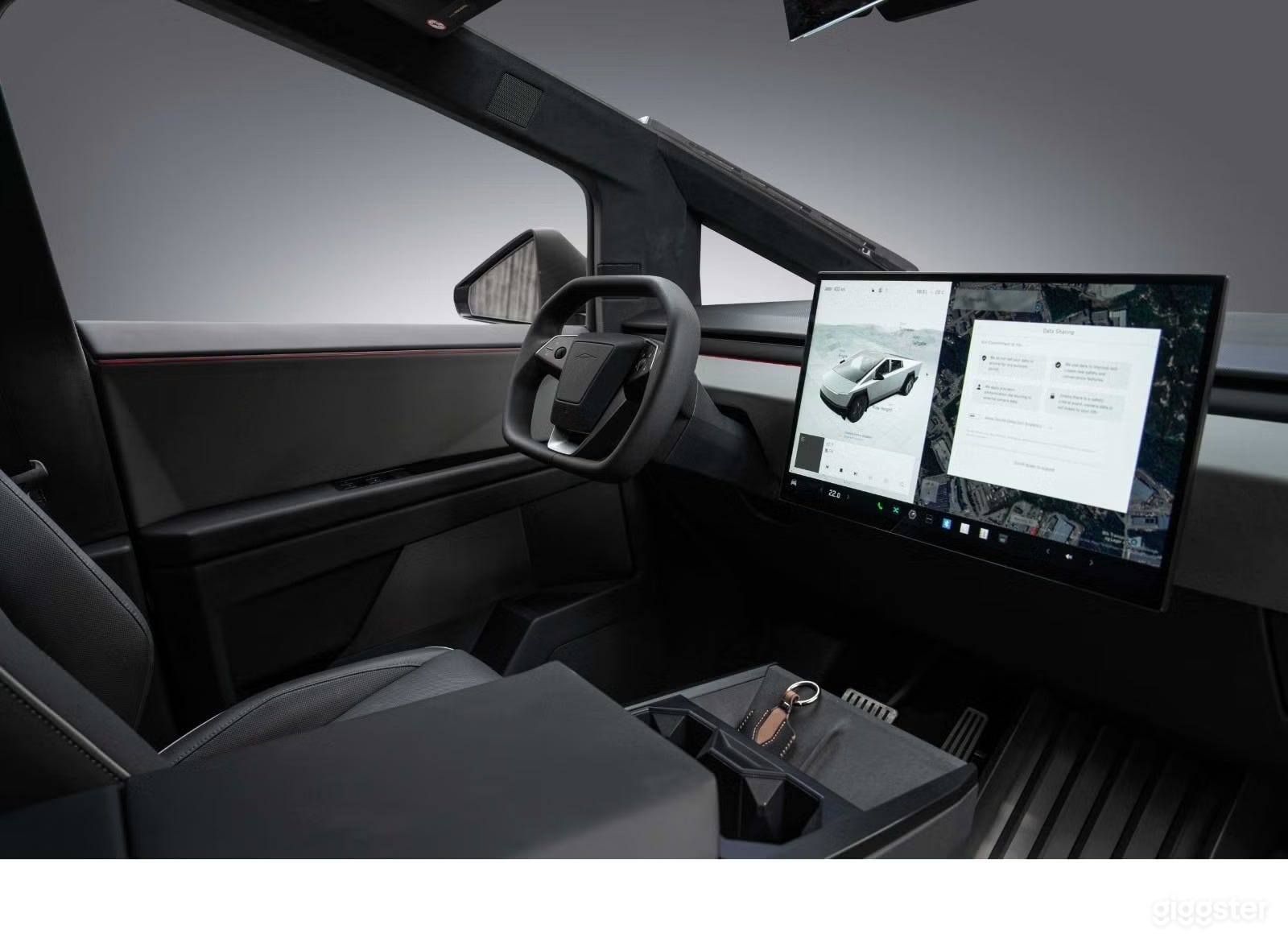 2025 Tesla Cybertruck-Silver for Events, Films & Music Video Photo 3