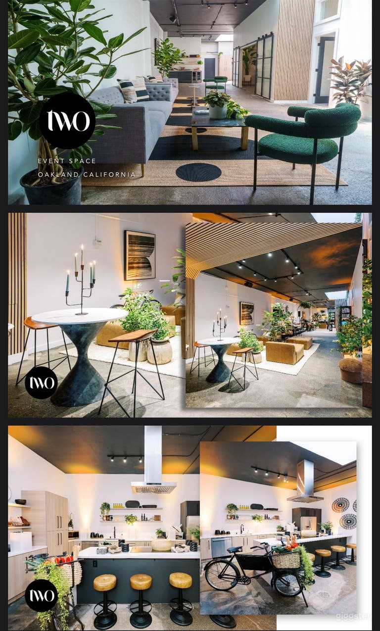  Modern Oakland Event Space with Skylights & Lounge 