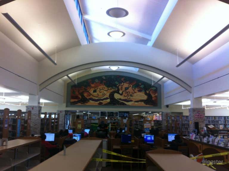   Public library in Delmont Garden Branch  