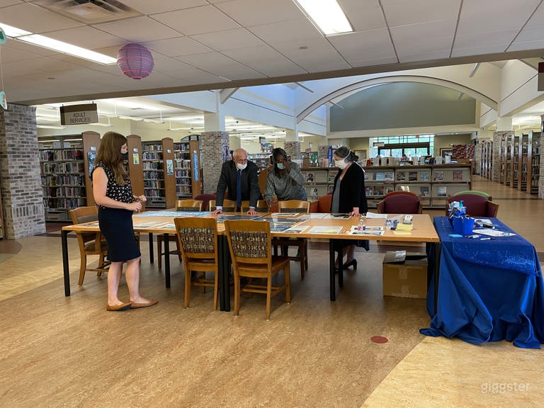   Public library in Delmont Garden Branch  