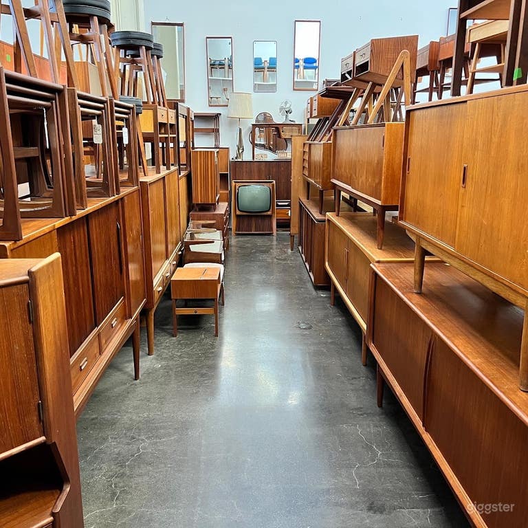  10,000 Square Foot Mid Century Furniture Warehouse 
