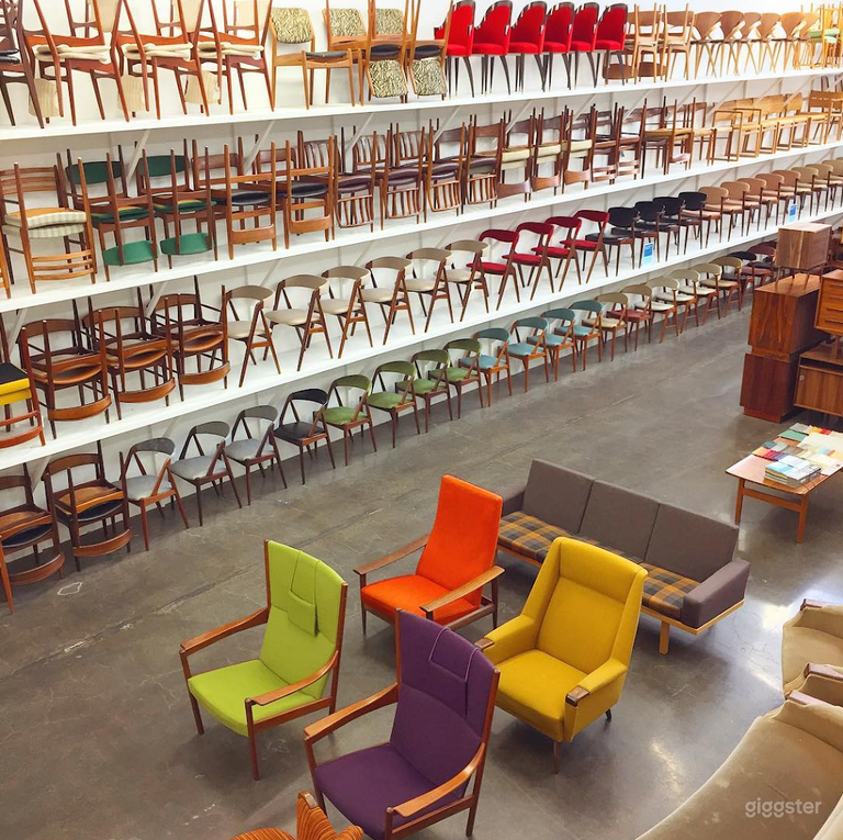 10,000 Square Foot Mid Century Furniture Warehouse 