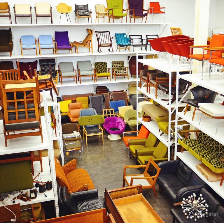  10,000 Square Foot Mid Century Furniture Warehouse 
